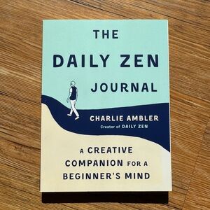 The Daily Zen Journal by Charlie Ambler - Mint & Navy Cover
